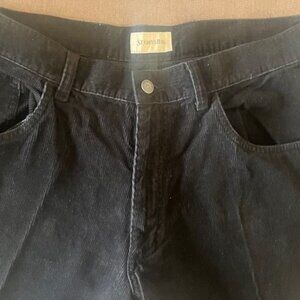 Mens Corduroy Pants - Dark Black Like New 36x29